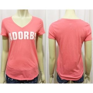 SO Intimates Small ‘Adorbs’ Pink Graphic Tee